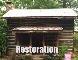 Historic Log Cabin Restoration  Sarahsville, Ohio